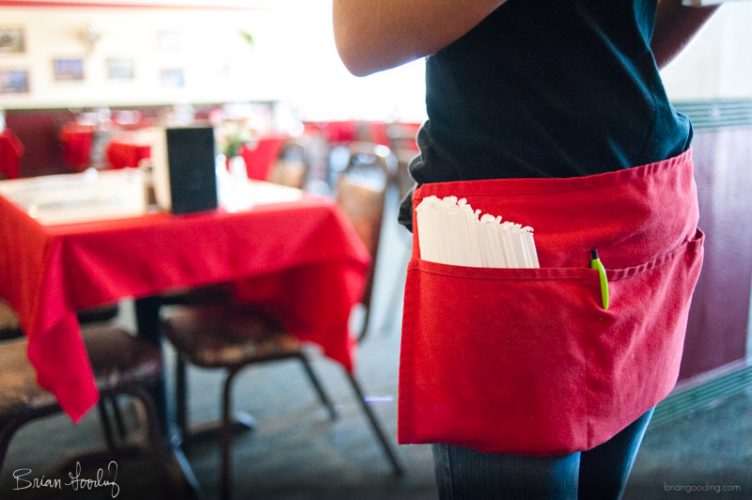 headless portraits - favorite waitress