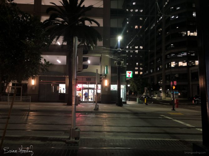 San Diego - across form 7-11