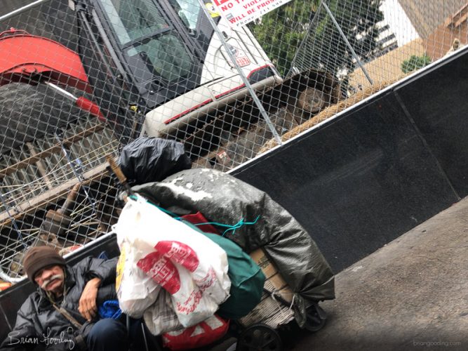 San Diego - homeless street